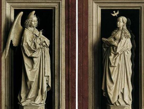 《天使报喜(大天使加布里埃尔;virgin mary(1433 1435,图片