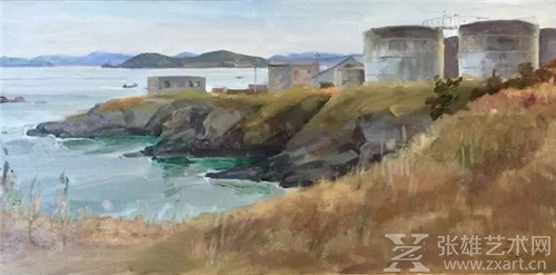 丁文梅《弃》40x80cm2017年 布面油画