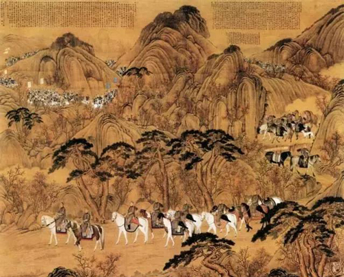郎世宁 《弘历哨鹿图》