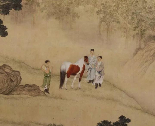 郎世宁 《阅骏图》 局部