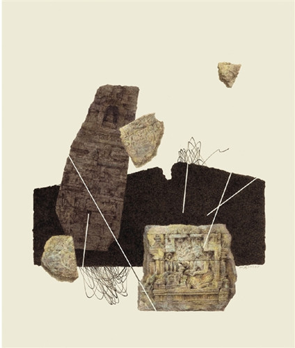  夏克梁 浮屠·图浮 56×75cm 水性马克笔 2017年