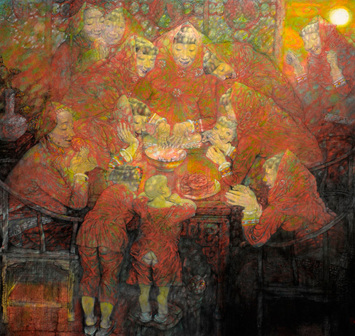 骰子声闽南情 178cm×188cm 2009年