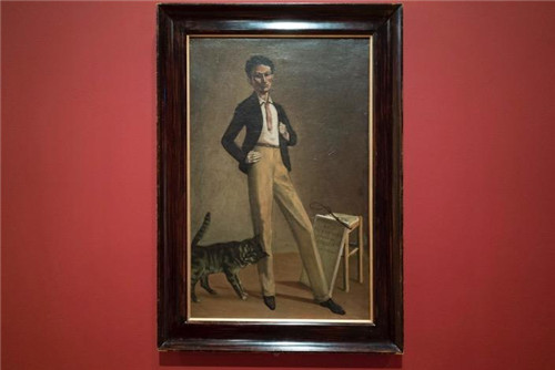 巴尔蒂斯《自画像》在高古轩画廊展出，图片来源：高古轩。
