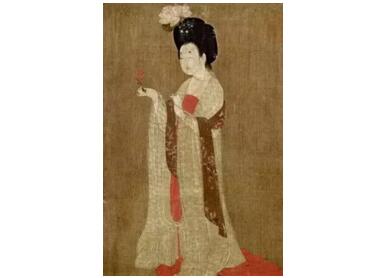 唐·周昉 《簪花仕女图》（局部）
