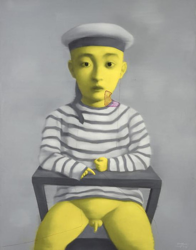   张晓刚 2002年 《小海军》 布面 油画  