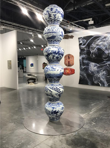 Miami Art Basel上的艾未未作品一