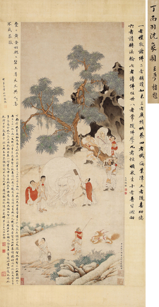 965 丁云鹏《洗象图》 成交价：1150万元