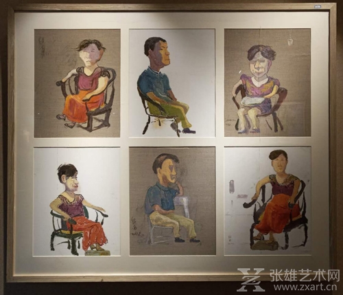 杨绍南《人物写生》