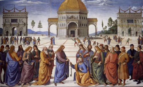 彼得·佩鲁吉诺（Pietro Perugino）西斯廷教堂 (大约1481-1483)(照片：通过维基共享)