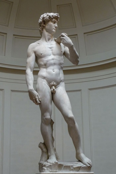 米开朗基罗(michelangelo buonarroti),大卫 (大约1501-1504)(图片:j