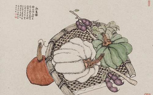 《瓜豆图》