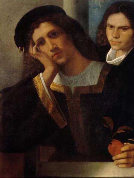 乔尔乔内 油画:《两人肖像》