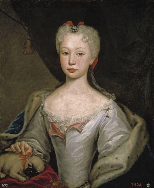 Domenico Duprà, Bárbara de Braganza, reina consorte de España, 1725