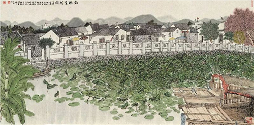 《南国夏荷图》