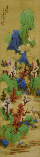 白云红树 画佳境