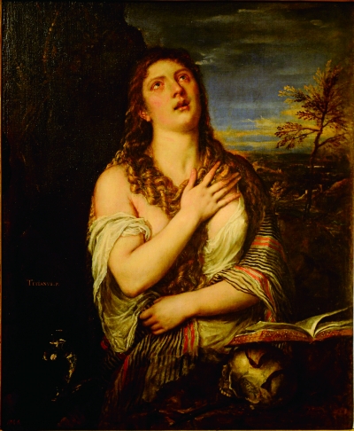 忏悔的抹大拉的玛丽亚（油画） 提香·韦切利奥