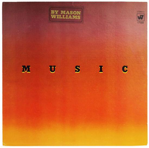 埃德·拉斯查（Ed Ruscha），《Music by Mason Williams》（1969）。图片：Courtesy of Fraenkel Gallery， San Francisco　