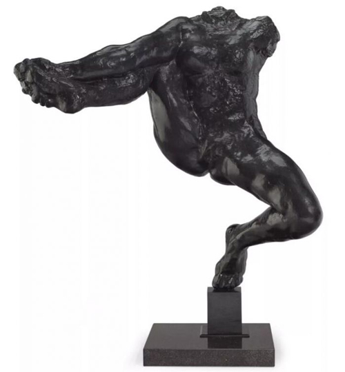 奥古斯特・罗丹(1840-1917) 《伊莉丝，上帝的使者》 铜雕 铜锈棕色 高 83.6 cm. 约1890至1891年作 1890至1891年构思; 约1896年放大; 铸于1966年 估价：英镑 1,800,000 - 2,500,000