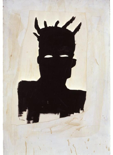 《让-米歇尔·巴斯奎亚自画像》，1983。图片：Collection Thaddaeus Ropac；? VG Bild-Kunst Bonn，2018 & The Estate of Jean-Michel Basquiat；Licensed by Artestar，New York；Courtesy Collection Thaddaeus Ropac，London