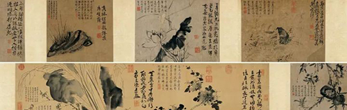 明 徐渭《写生》卷 以估价待询上拍 成交价1.27 亿人民币 中国嘉德秋拍