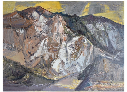 神圣西藏60x70cm2015参加“国展画家——南安五人作品展”
