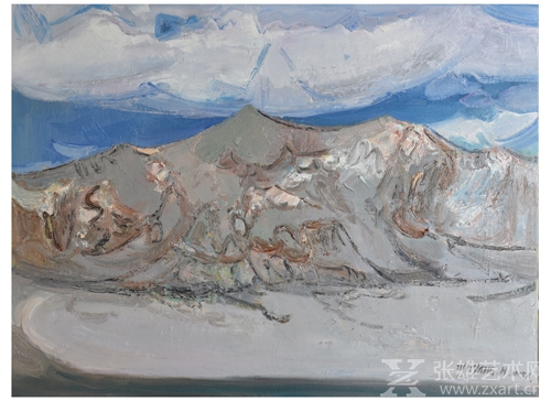 圣洁60x80cm2015参加“国展画家——南安五人作品展”