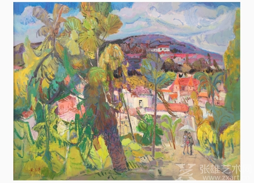盛夏琴岛140x180cm2016获“第五届全国（大芬）中青年油画展”十佳作品