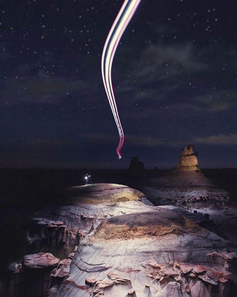 摄影师用无人机拍摄出“孤独”的自然奇观 