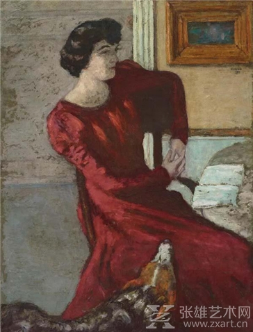 皮尔‧波纳尔(1867-1947)《赫塞尔女士肖像》