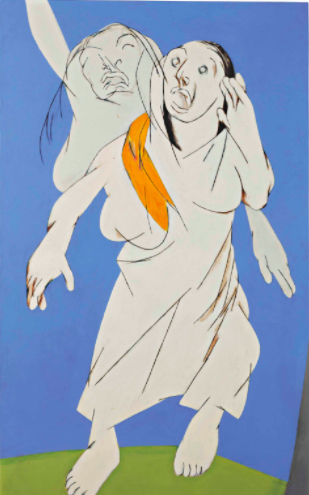 佳士得 | 现代及当代南亚艺术 泰伯·梅赫塔，《Two Figures》，1994 估价 : 120-180万美元 成交价：181.25万美元
