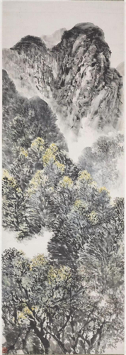 石鲁 春满秦岭