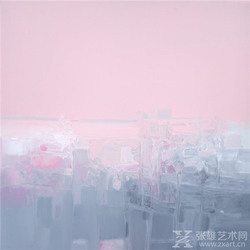 俞红粉灰系列城市作品