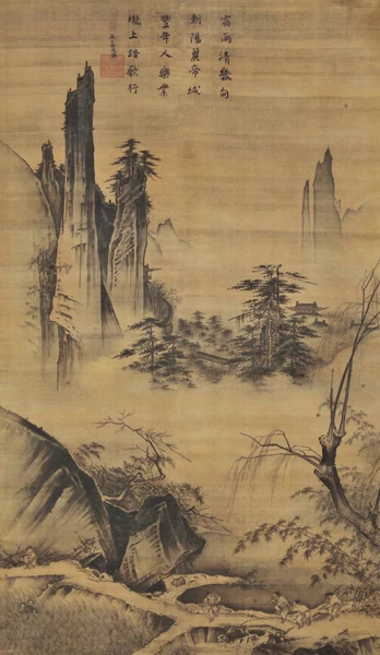 《踏歌图》 马远 191.8 x 104.5 cm 北京故宫博物馆藏