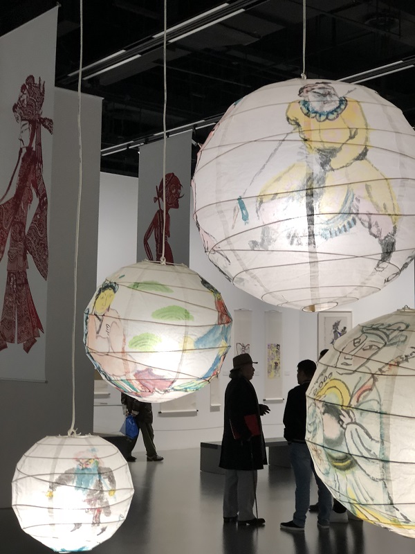   上海“中国戏剧人物画展”现场