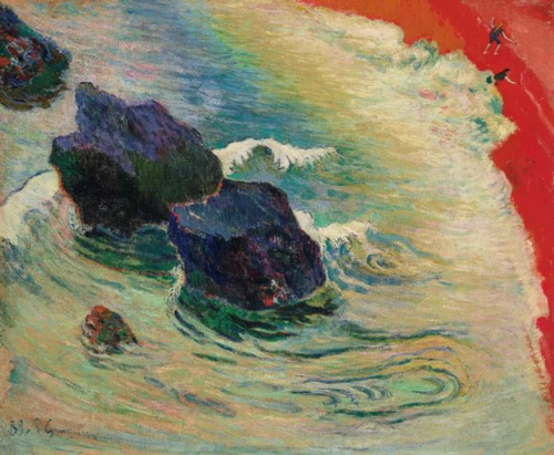保罗·高更（1848 – 1903）《海浪》，1888年8月至10月作，油彩 画布，60.8 x 73.4cm. ，估价：美元 7,000,000 – 10,000,000