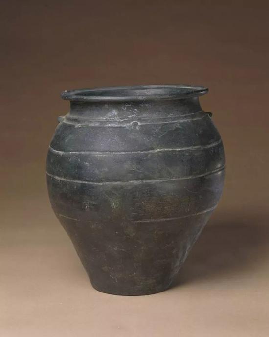   龙山文化黑陶双系罐