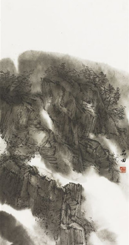翠屏织云(中国画)
