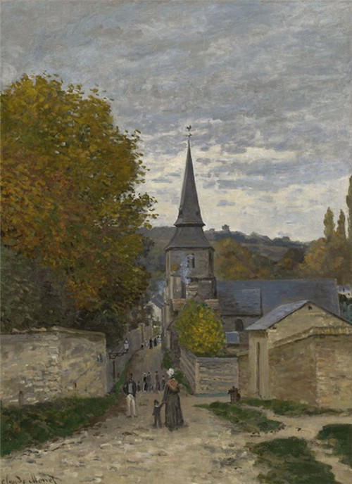   《法国圣阿德列斯街道》，1867