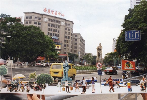 陈绍雄《街景系列》影像截图,1998