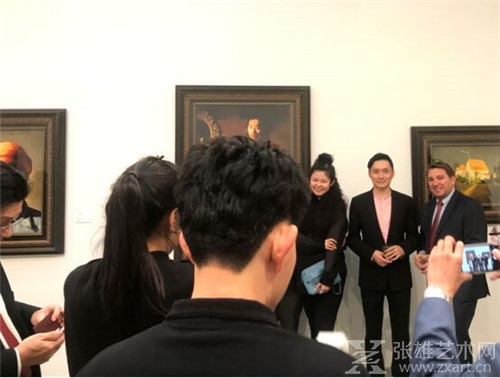 纽约展览开幕现场