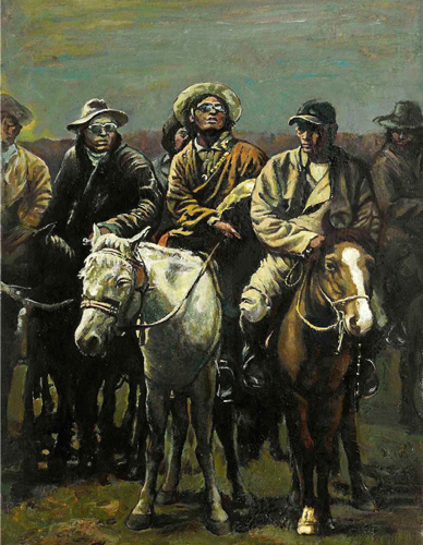 许宁油画《马邦》
