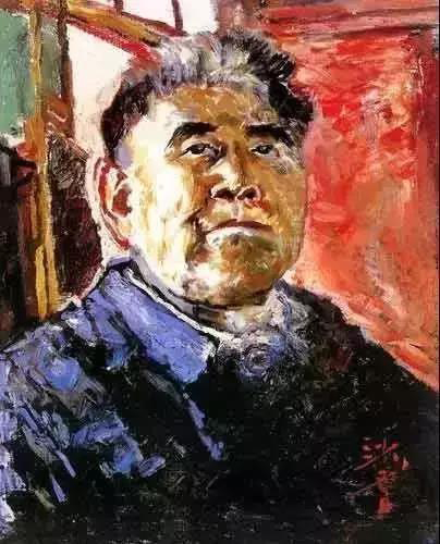 沙耆自画像
