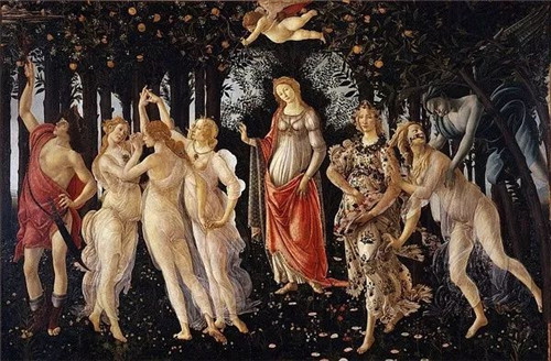   桑德罗·波提切利 《春》 木板淡彩油画 1482
