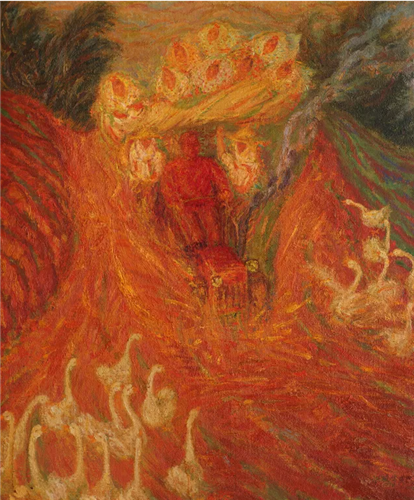 洪瑞生作品 暖风 91cmx73cm 油画1998年