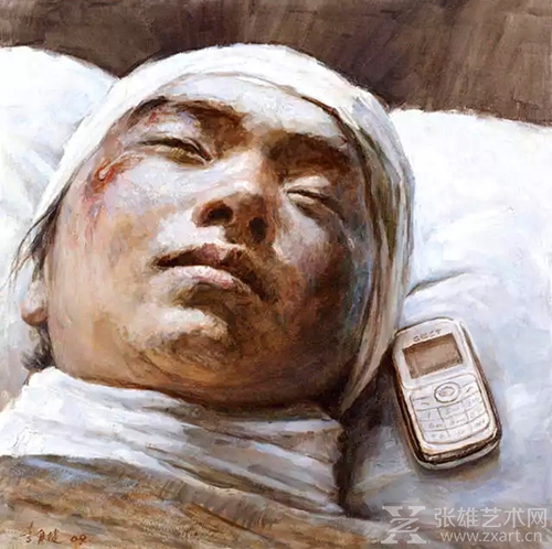李自健《汶川娃》系列作品