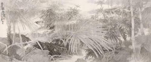 素雅含象之一   66 x 163cm 2017