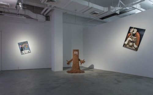 “成长的烦恼”，陆平原，2017，展览现场