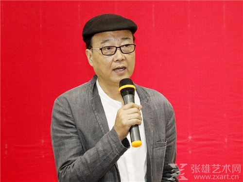 中国画学会副会长、中国画创作研究院研究员陈孟昕先生致辞
