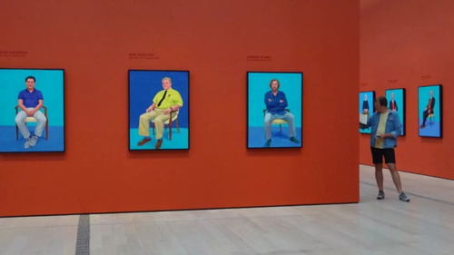 大卫·霍克尼大展“82 Portraits and 1 Still-life”展览现场