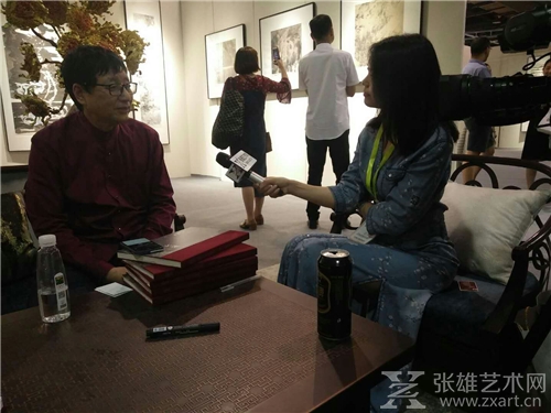 参展艺术家接受张雄艺术网采访